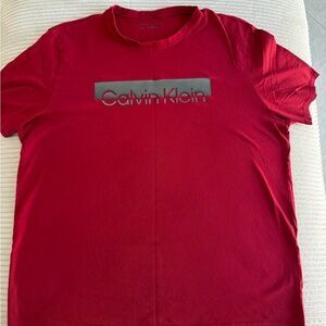 Calvin Klein Men's Bold Red Tee